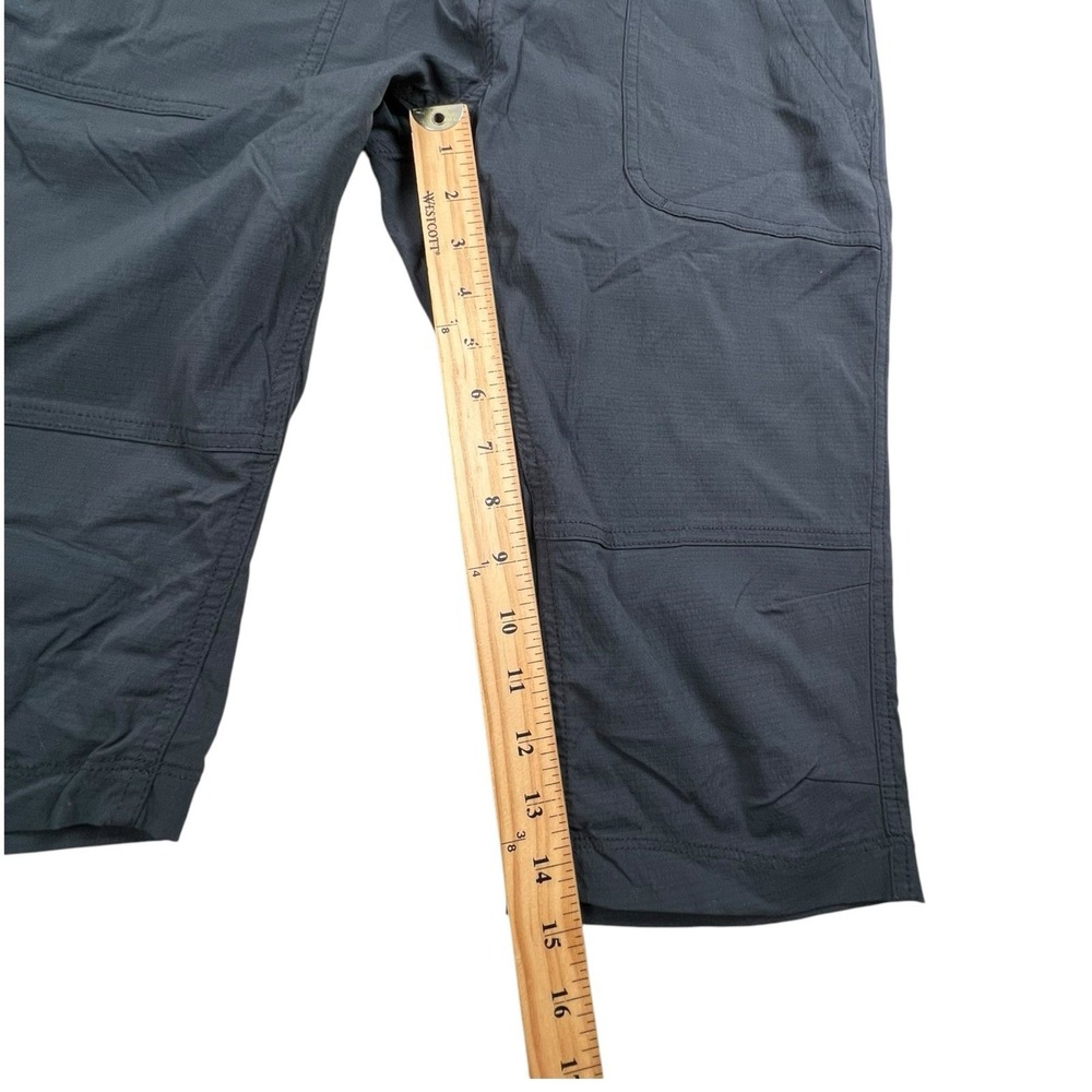 Prana Womens 10 Black Revenna Knicker Capri Pants Nylon Hiking #W41202099 - Picture 3 of 8